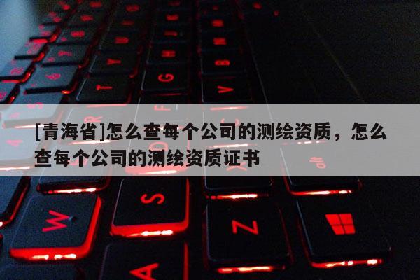 [青海省]怎么查每个公司的测绘资质，怎么查每个公司的测绘资质证书