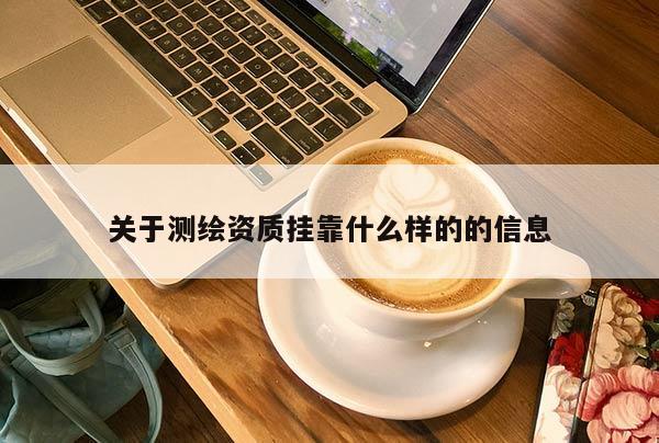 关于测绘资质挂靠什么样的的信息