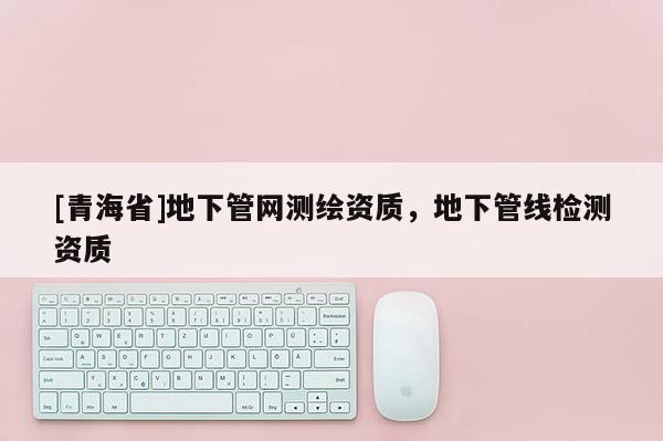 [青海省]地下管网测绘资质，地下管线检测资质