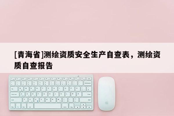 [青海省]测绘资质安全生产自查表，测绘资质自查报告