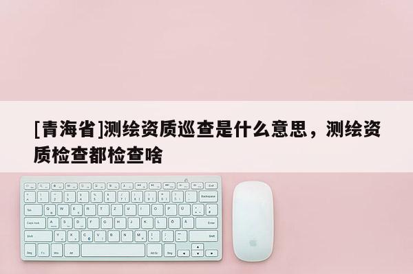 [青海省]测绘资质巡查是什么意思，测绘资质检查都检查啥