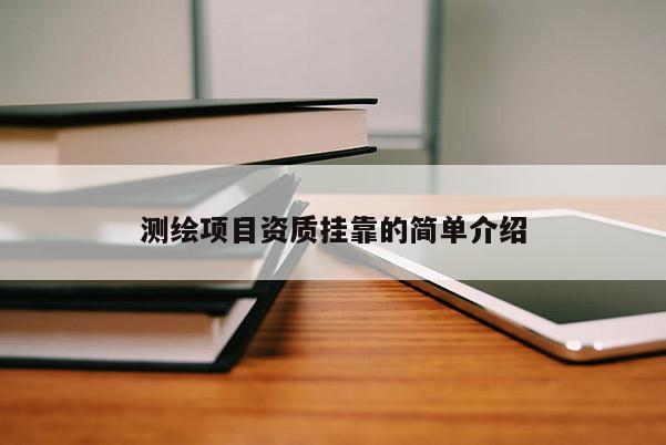 测绘项目资质挂靠的简单介绍