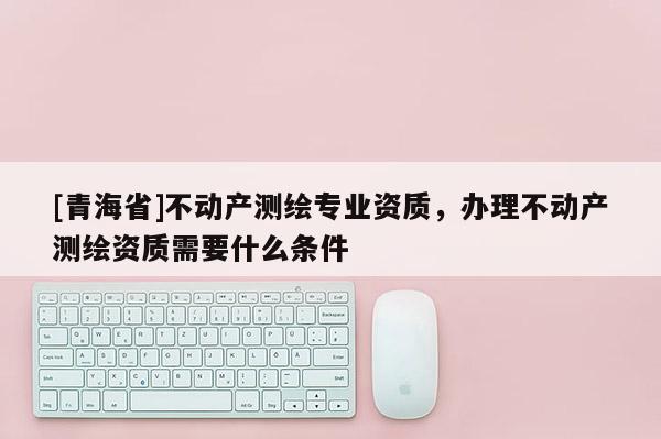 [青海省]不动产测绘专业资质，办理不动产测绘资质需要什么条件
