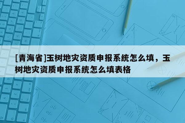 [青海省]玉树地灾资质申报系统怎么填，玉树地灾资质申报系统怎么填表格